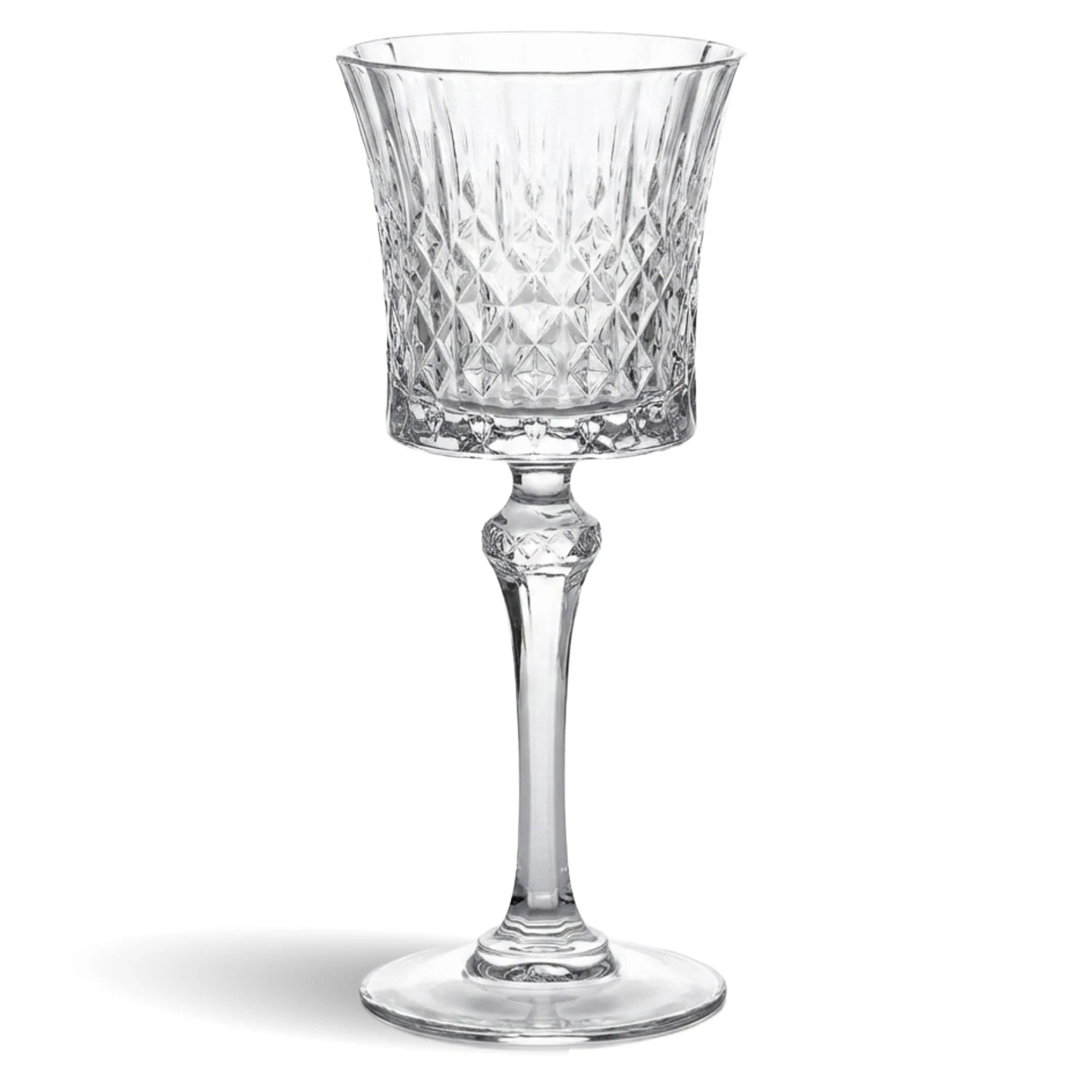 White Crystal Wine Glass, Perfect for Parties Bar Restaurant Decorative, 1 Piece